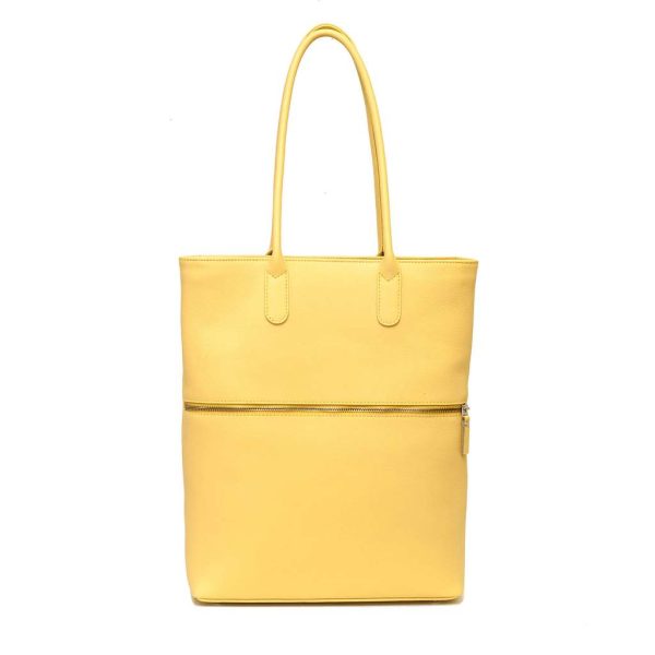 Una Vita spring leather handbag