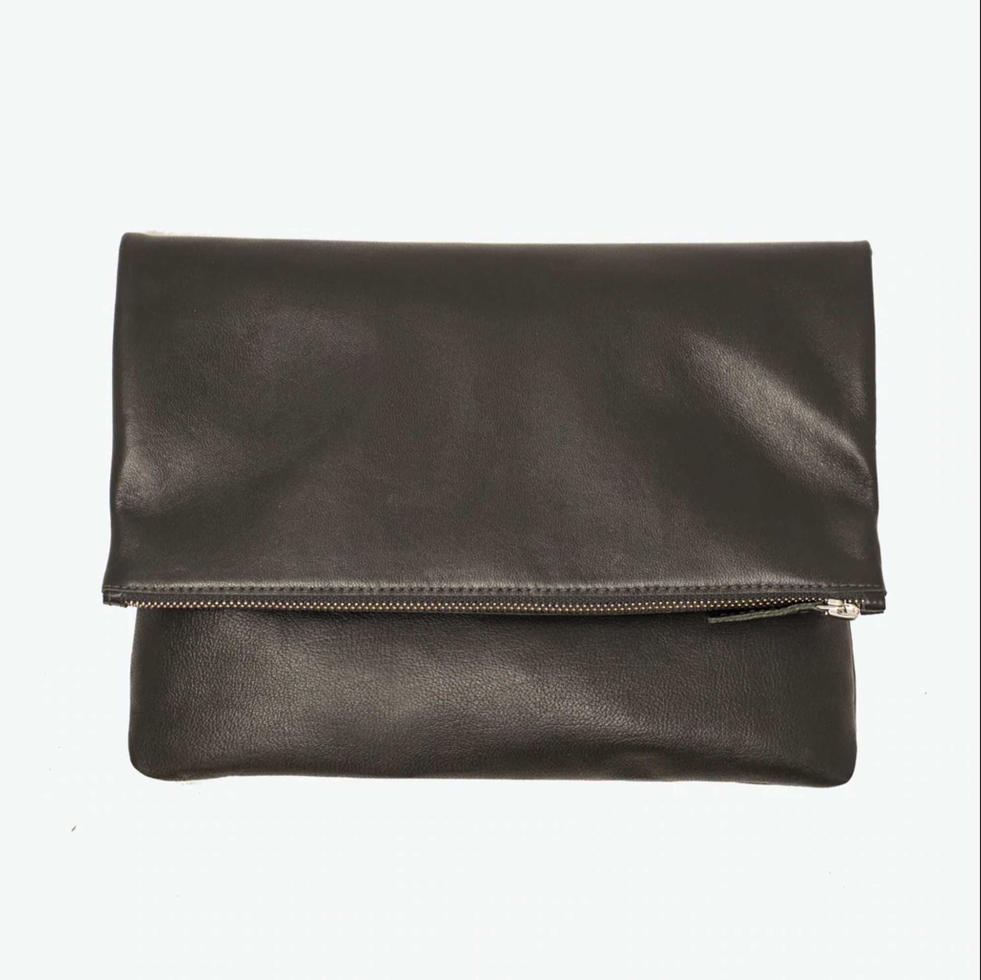 Faux Leather Oversize Foldover Clutch - Walmart.com