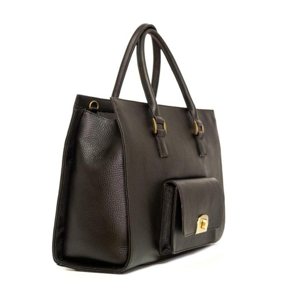 Una Vita Large leather handbag