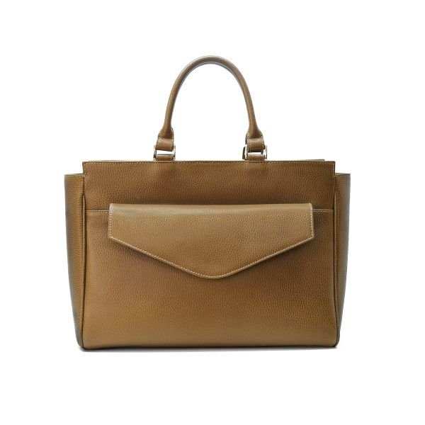 Una Vita leather handbag with big f